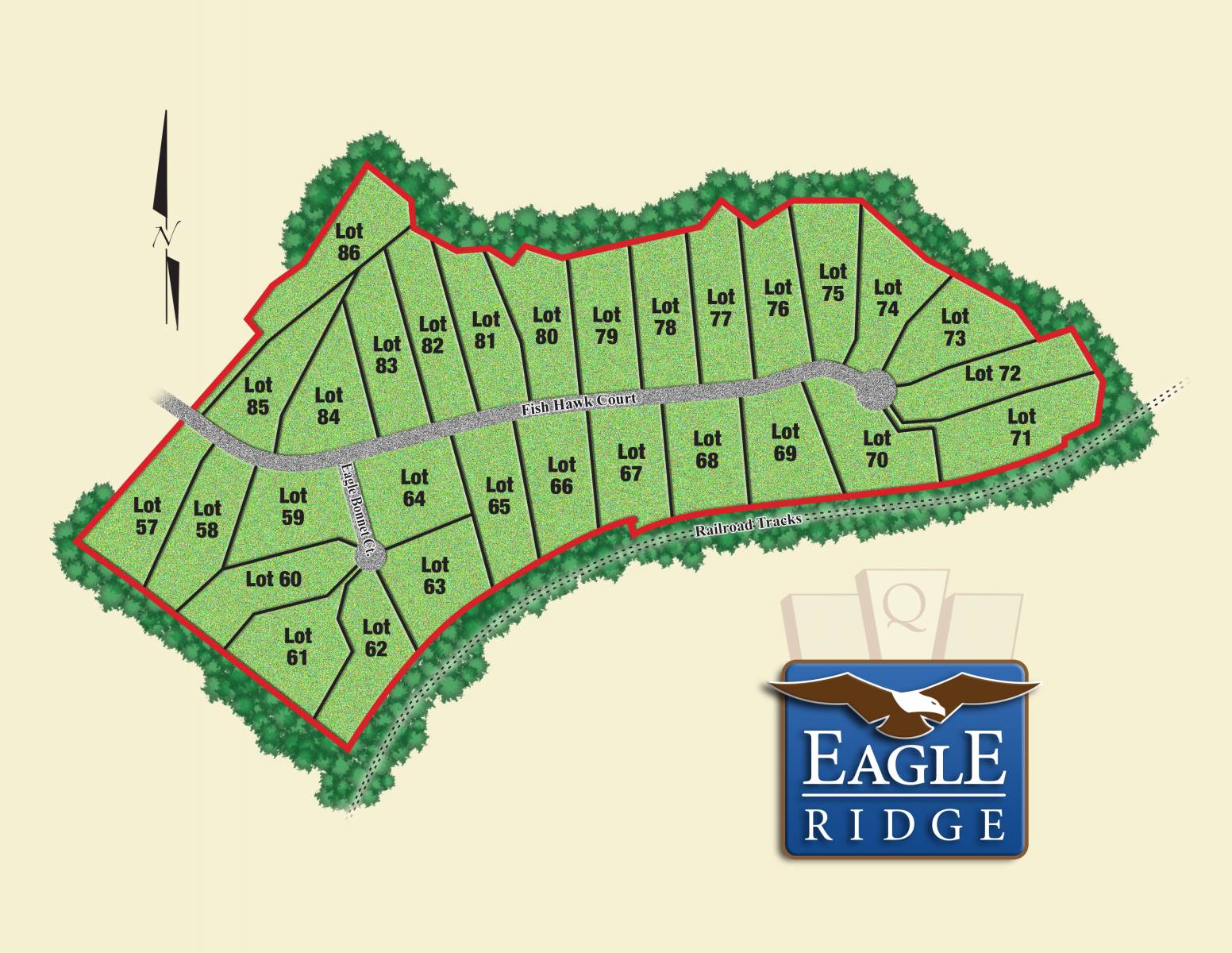 Eagle Ridge Lot Maps for this Waldorf, MD new home community
